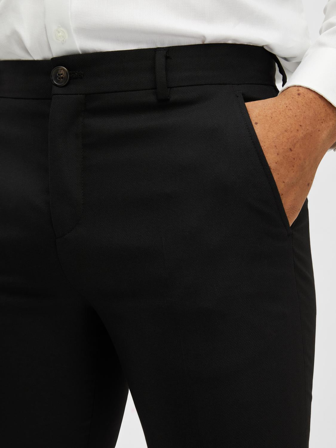 SLHSLIM-NEIL Tailored Trousers - Black